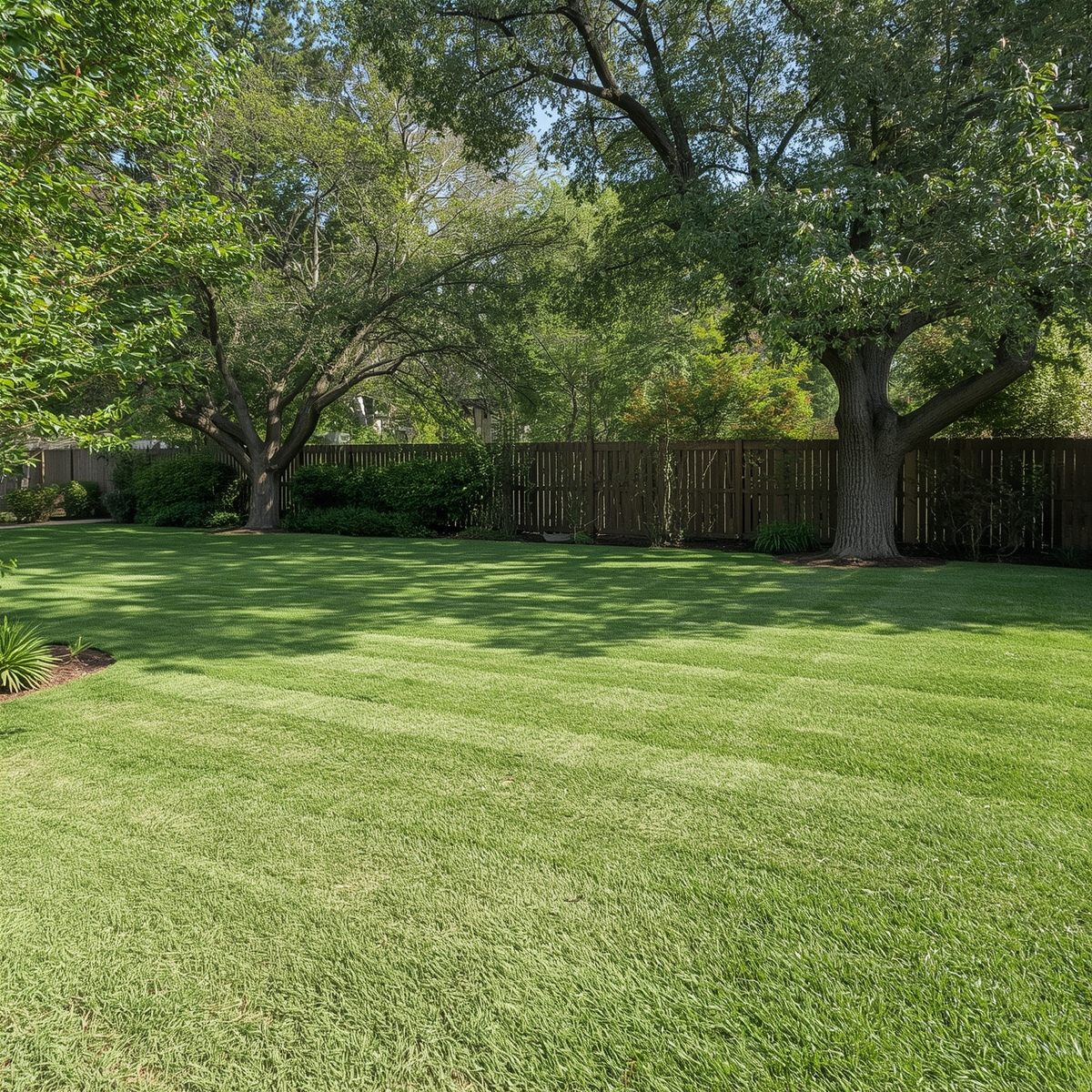 Beautifully trimmed hedges